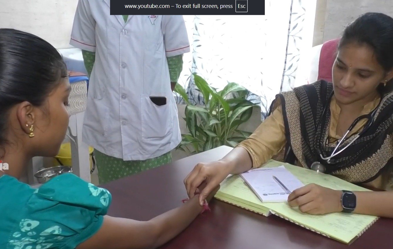 Vitals screening and primary consult at local camp