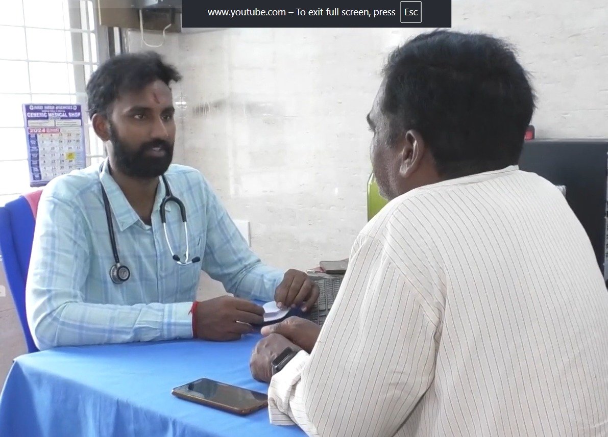 Initial health checkup and records collection for patients
